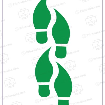 Leprechaun Footprints Printable