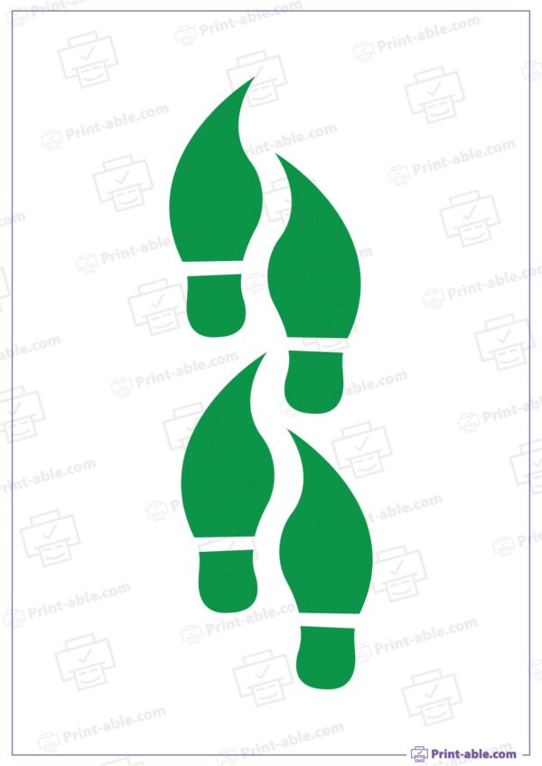 Leprechaun Footprints Printable
