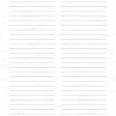 Lined Paper Printable