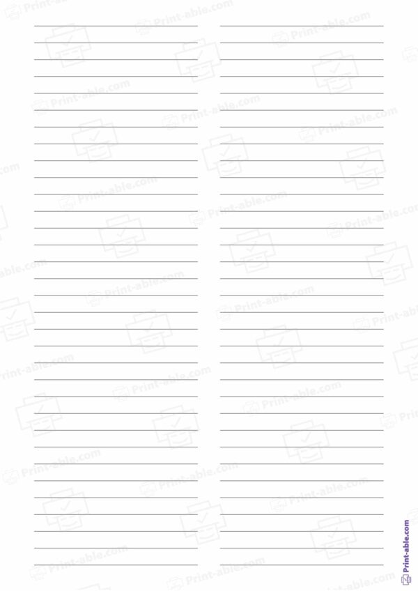 Lined Paper Printable