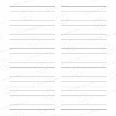 Lined Paper Printable