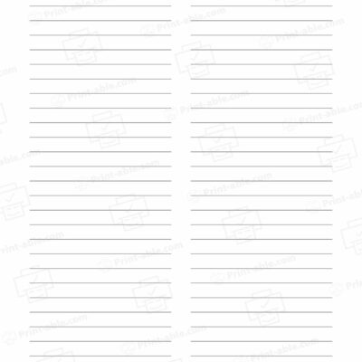 Lined Paper Printable