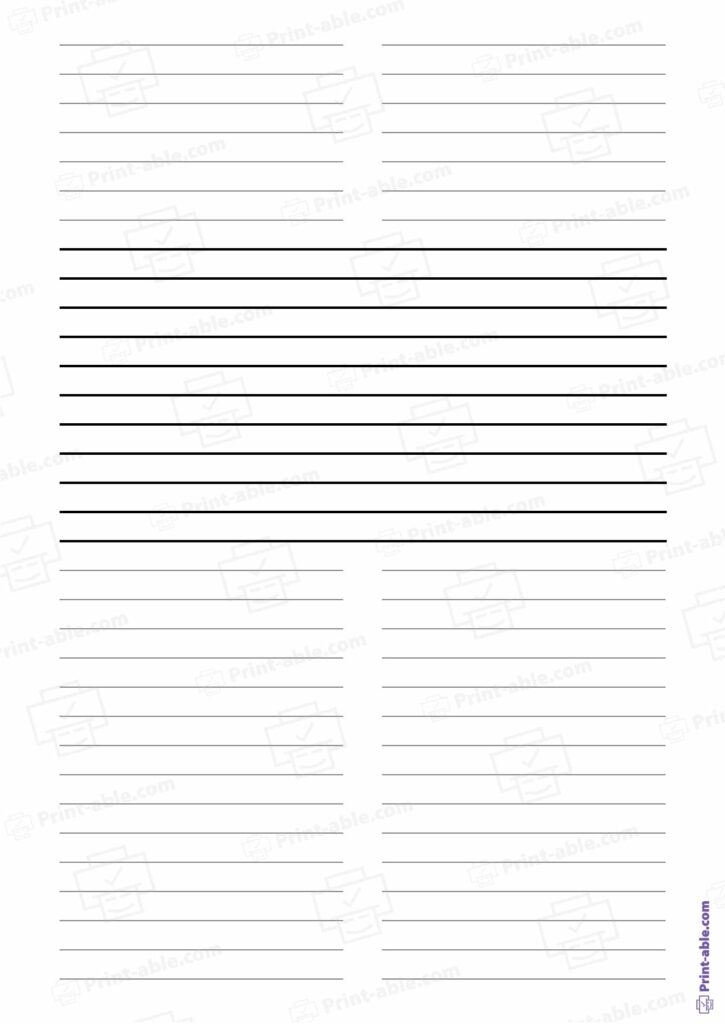 Lined Paper Printable