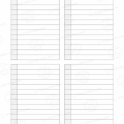 Lined Paper Printable