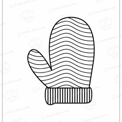 Mitten Template Printable