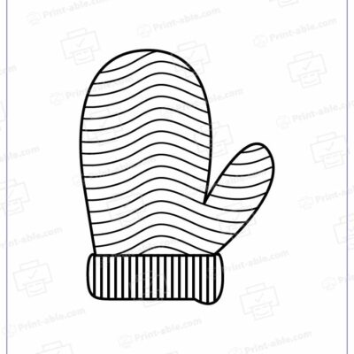 Mitten Template Printable