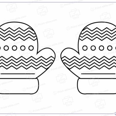 Mitten Template Printable