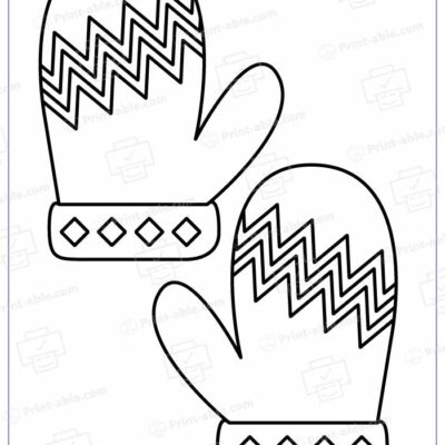 Mitten Template Printable