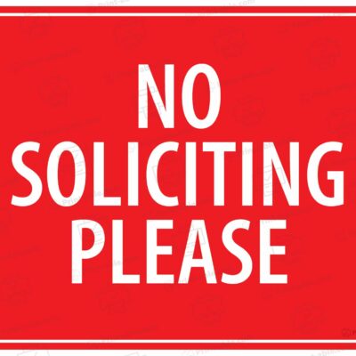 No Soliciting Sign Printable