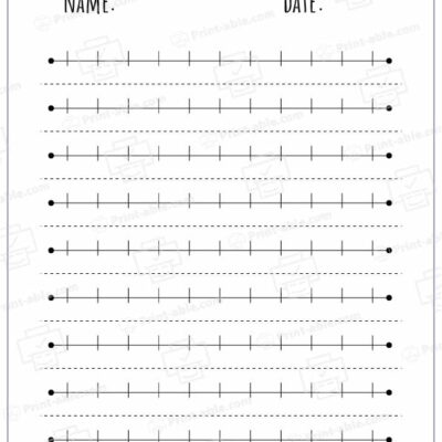 Number Line Printable With Negatives