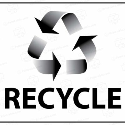 Recycle Sign Printable