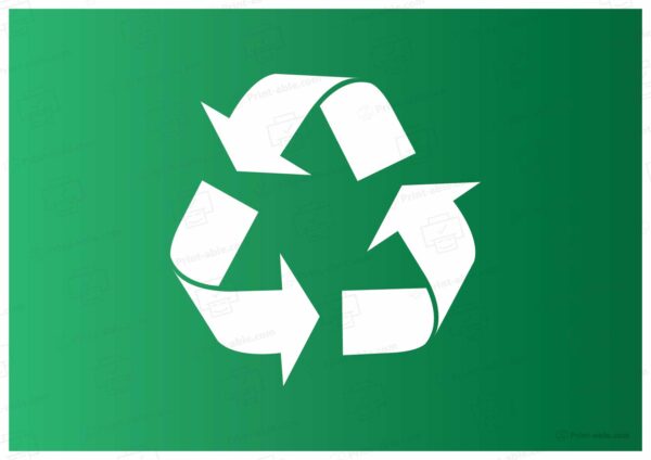 Recycle Sign Printable