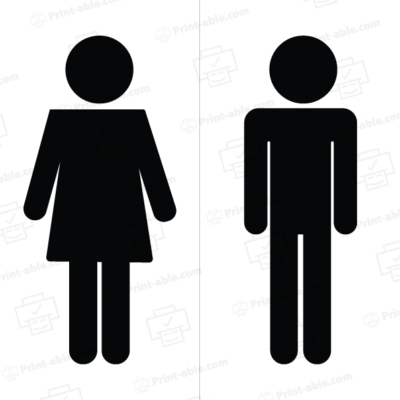 Bathroom Sign Printable Free Download