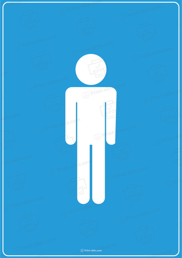 Bathroom Sign Printable Free Download