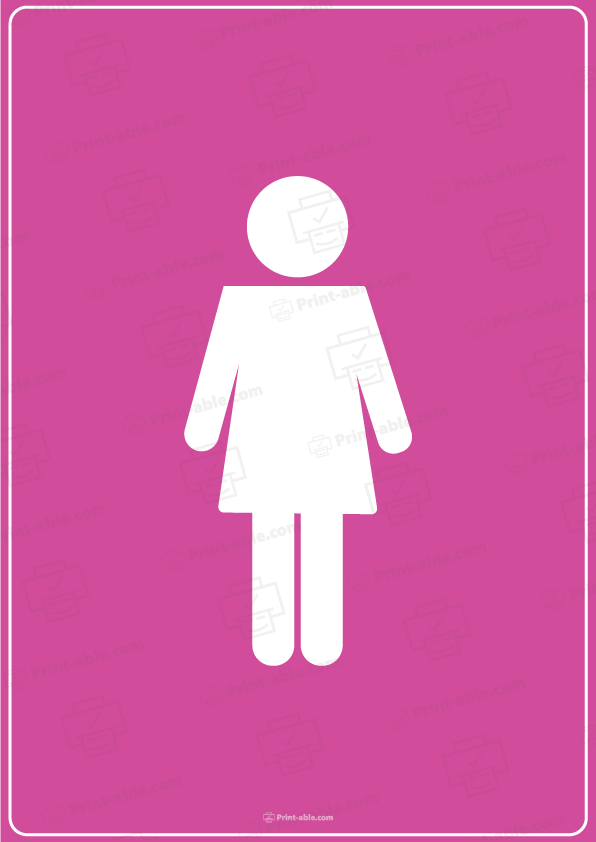 Bathroom Sign Printable Free Download