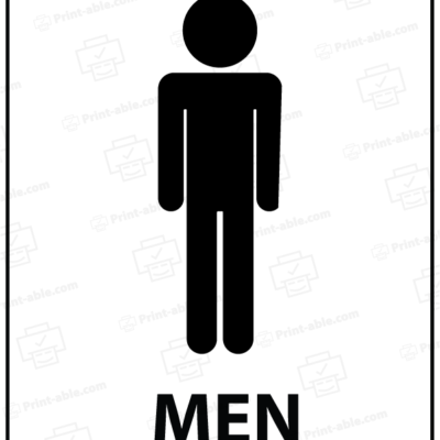 Bathroom Sign Printable Free Download