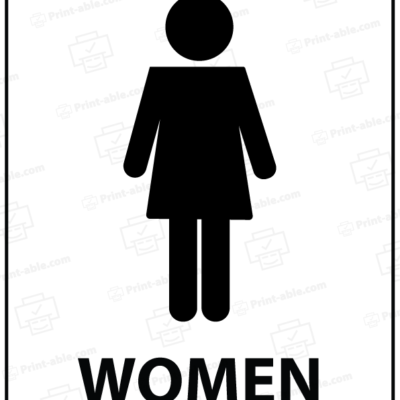 Bathroom Sign Printable Free Download