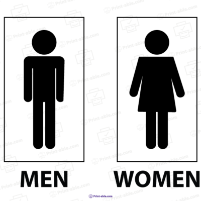 Bathroom Sign Printable Free Download