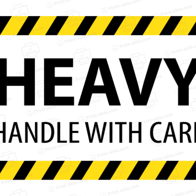 Heavy Label Printable Free Download