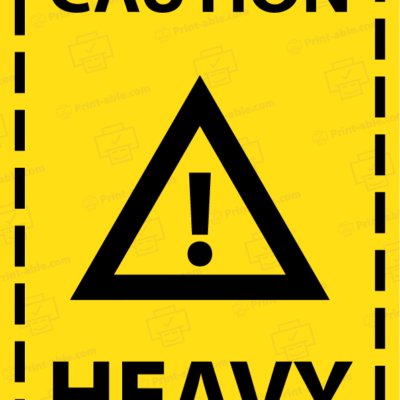 Heavy Label Printable Free Download