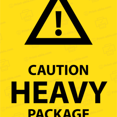 Heavy Label Printable Free Download