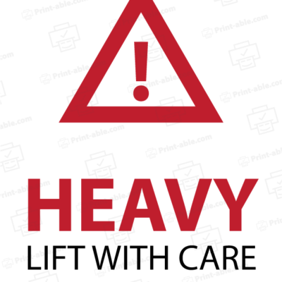 Heavy Label Printable Free Download