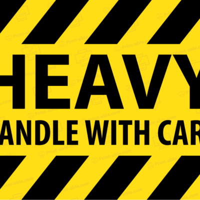Heavy Label Printable Free Download