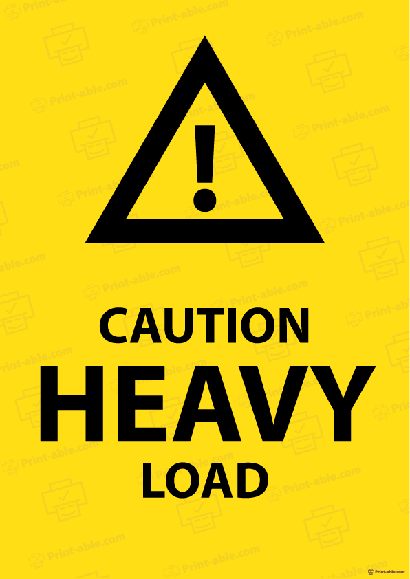 Heavy Label Printable Free Download