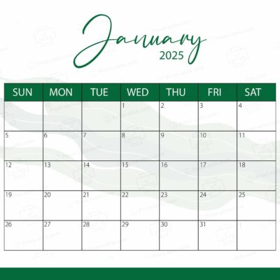 January 2025 Calendar