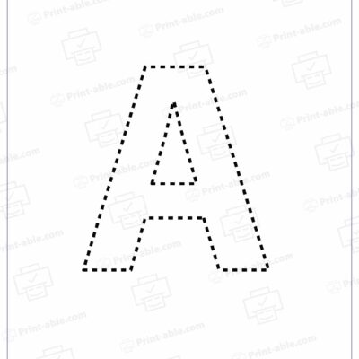 Letter A Preschool Printable Worksheets