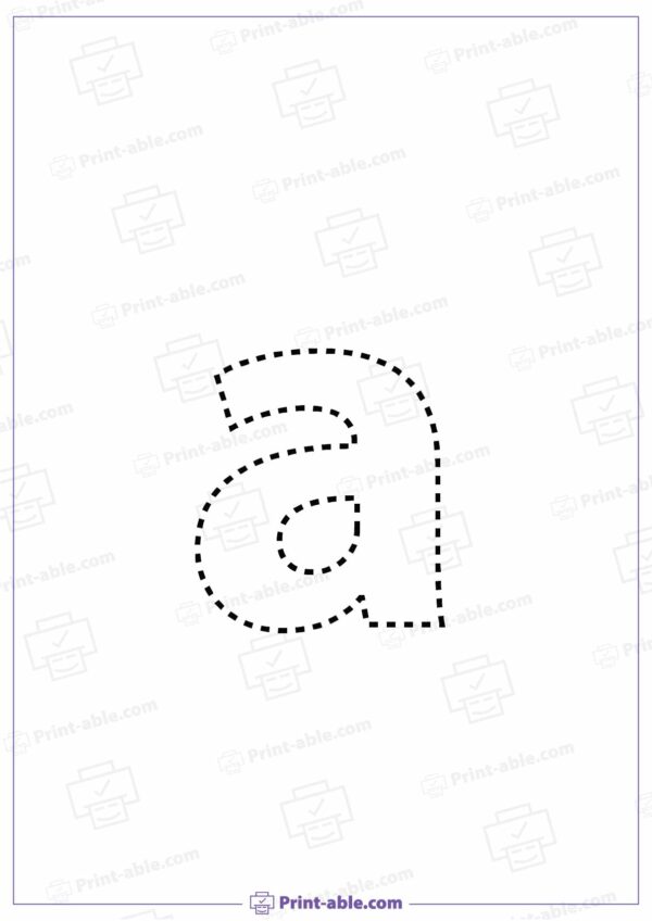 Letter A Preschool Printable Worksheets
