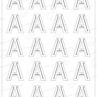 Letter A Preschool Printable Worksheets