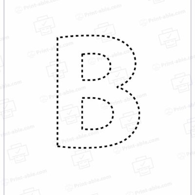 Letter B Printable Worksheet