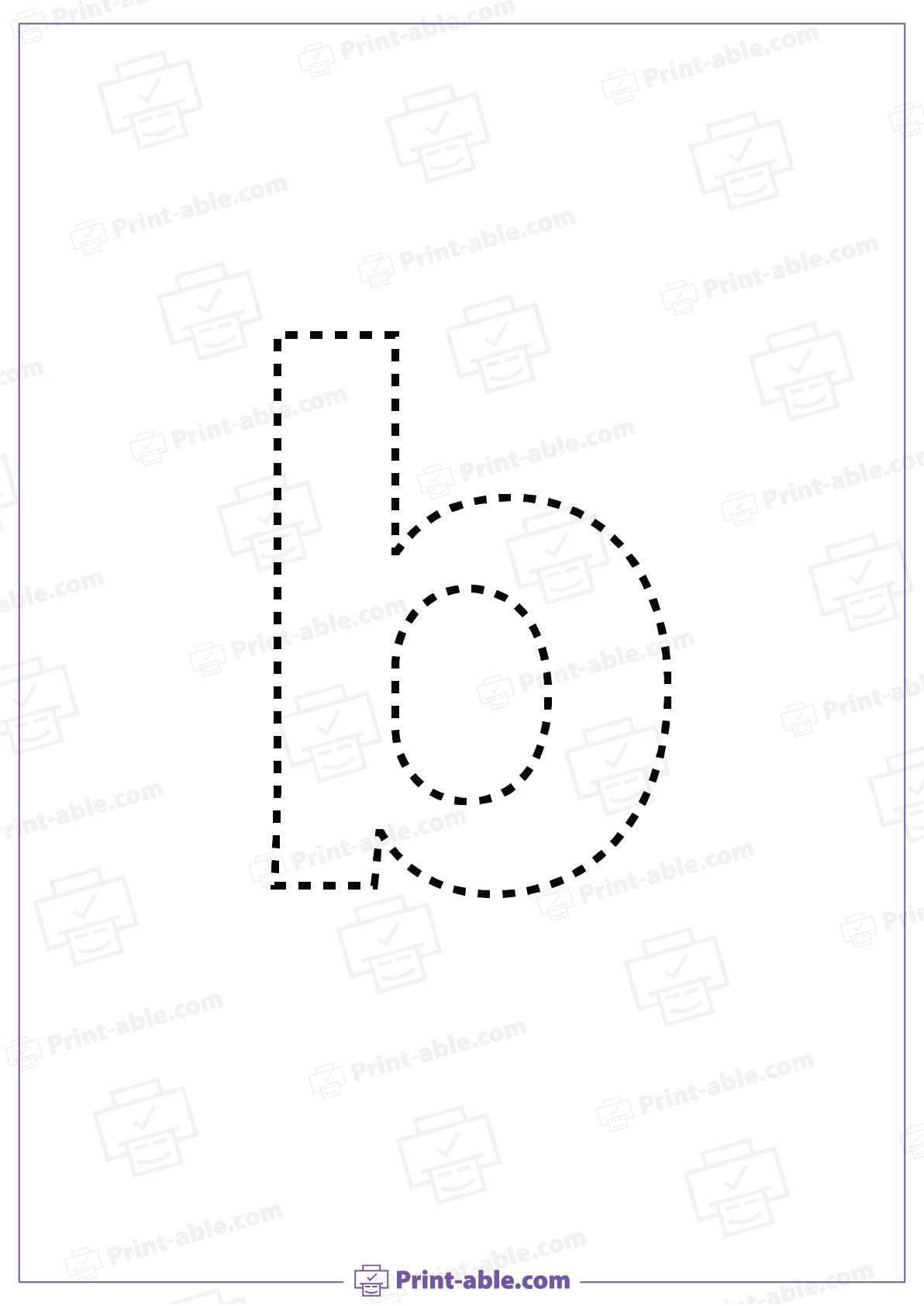 Letter B Printable Worksheet