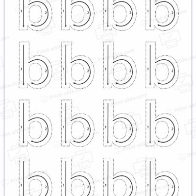 Letter B Printable Worksheet