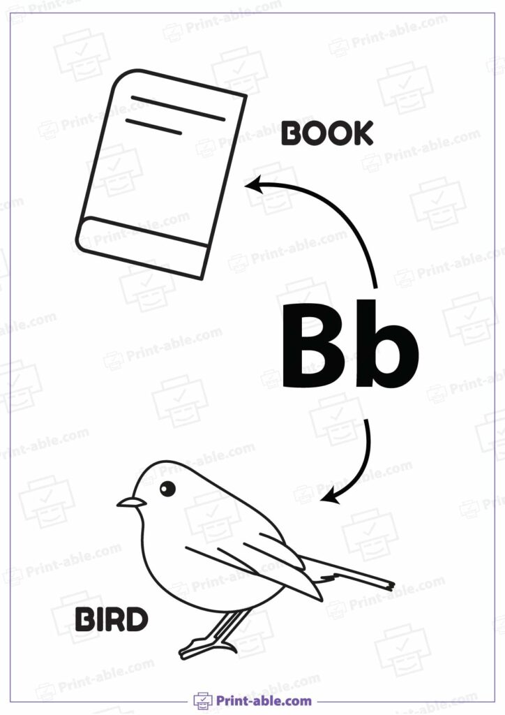 Letter B Printable Worksheet