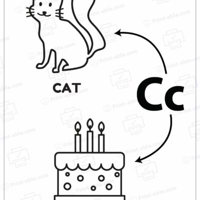 Letter C Printable Worksheet Free Download