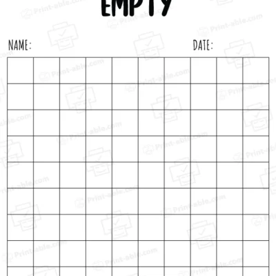 Hundreds Chart Printable