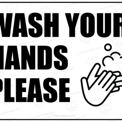 Handwashing Sign Printable Free Download
