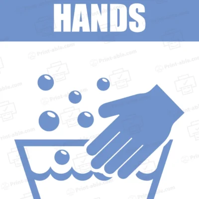 Handwashing Sign Printable Free Download