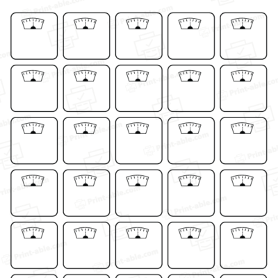 Weight Loss Tracker Printable Free Download