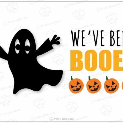 We've Been Booed Printable
