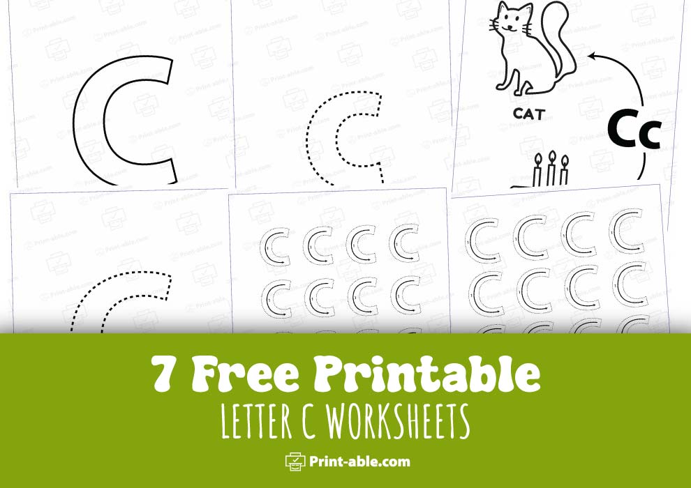 Letter C Worksheet Printable