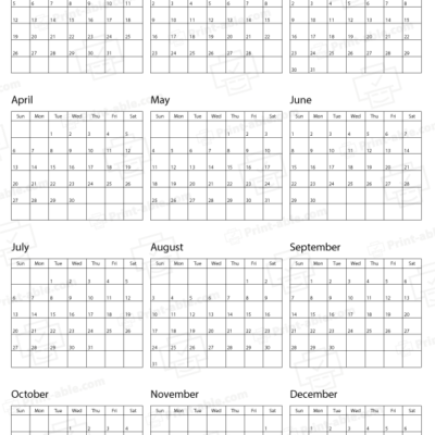 2025 calendar free download