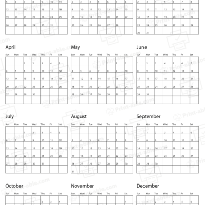 2025 calendar free download