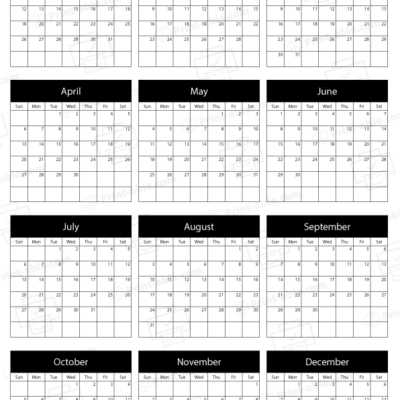 2025 calendar free download
