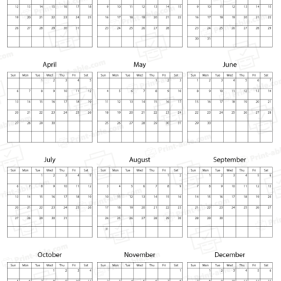 2025 calendar free download