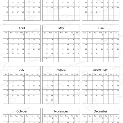 2026 Calendar Printable 1655