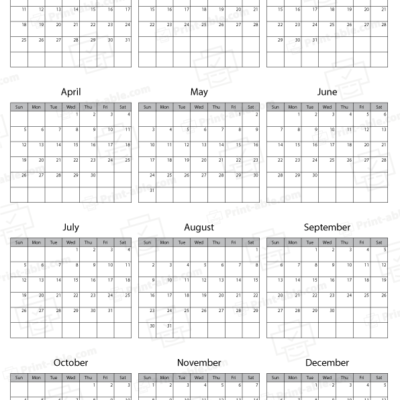 2026 Calendar Printable 1661