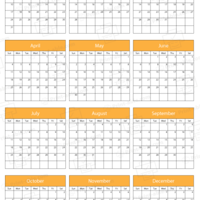 2027 Calendar Printable free download